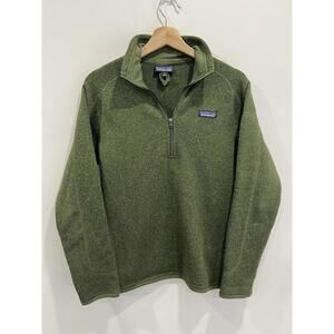 Vintage Patagonia Quarter Zip Green Sweater